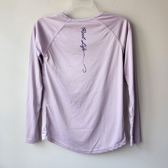 Women's Reel Life Long Sleeve Shirt | UPF 50+ Sun Protection | Size Small NWT - Picture 4 of 7